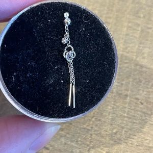 Pupil Hall 14K White Gold Instant Connection With Diamonds Threadless End